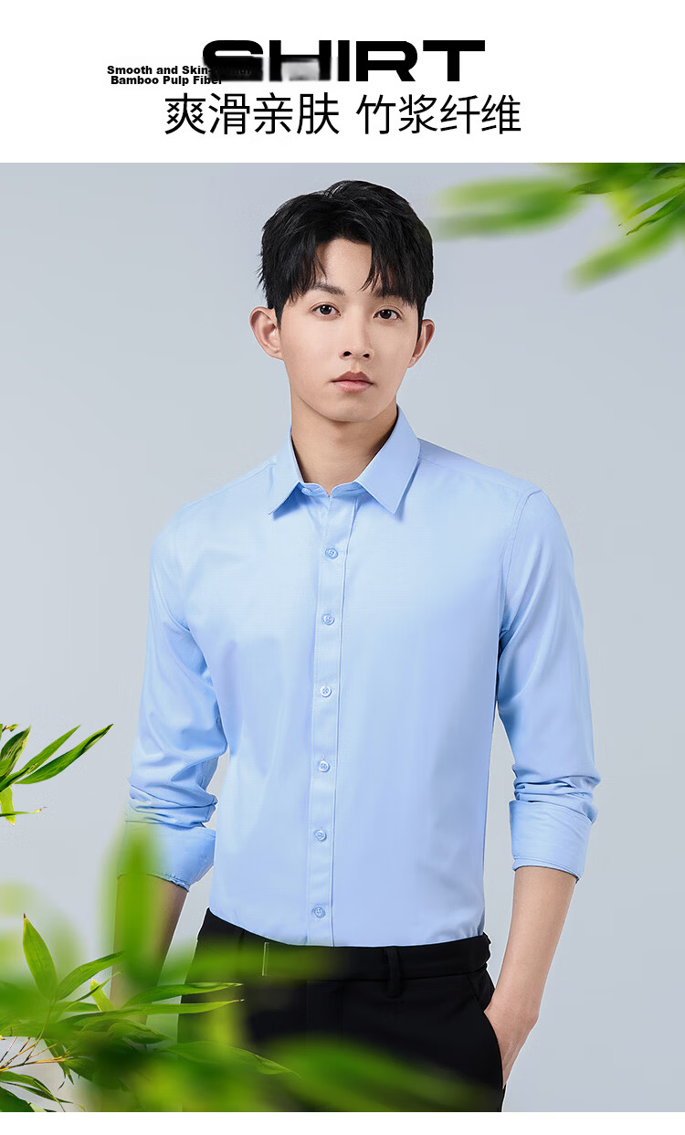 ROMON Men's Short Sleeve Cotton Solid Color Business Casual Lightweight Breathable Shirt White (Short) L 16