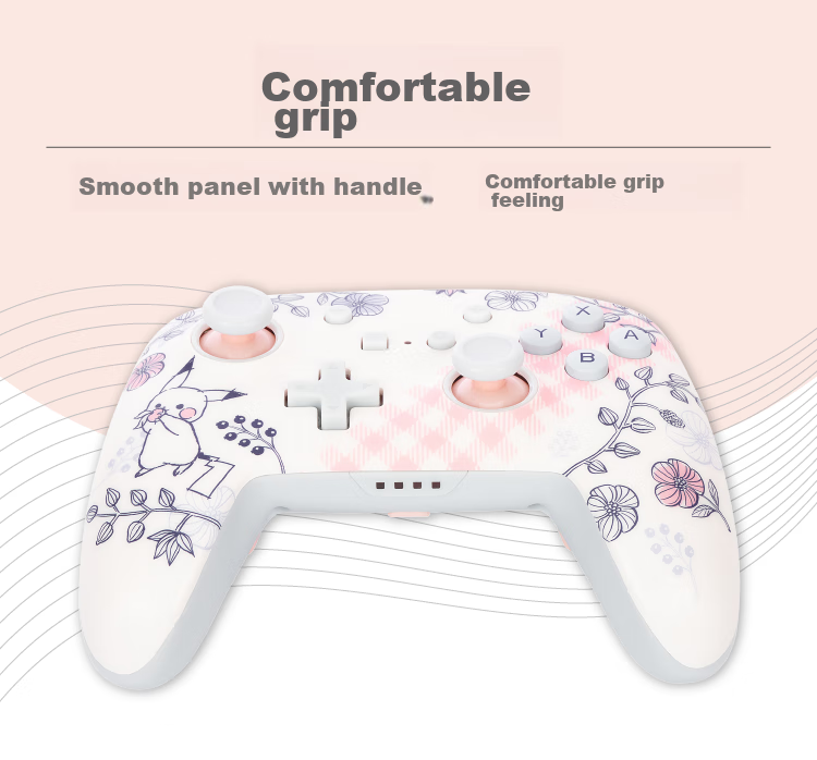 PowerA Officially Licensed Switch Controller, Switch 2 Controller, NS2 Bluetooth, Motion Control, Zelda, Mario, Pokemon, Pikachu Garden Controller 6