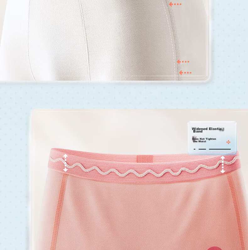Q21 Girls' Cotton Underwear, Class A Cotton Sponge Purifying Shorts, Boxer Briefs, Antibacterial Underwear, 3-Pack, 120cm 18