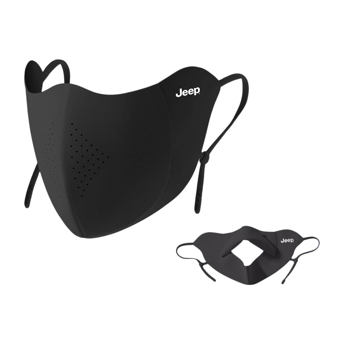 JEEP Women's Summer Outdoor Sun Protection Mask UV Resistant Lightweight Breathable Face Cover with Convenient Drinking Design