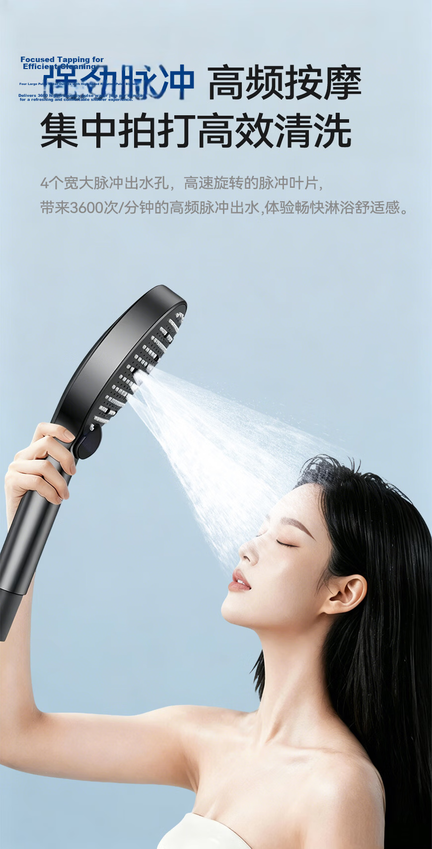 DU PONT Fortune Global 500 Company Bathroom Handheld Shower Head Set with Shower Filter Cartridge, Pack of 3 12