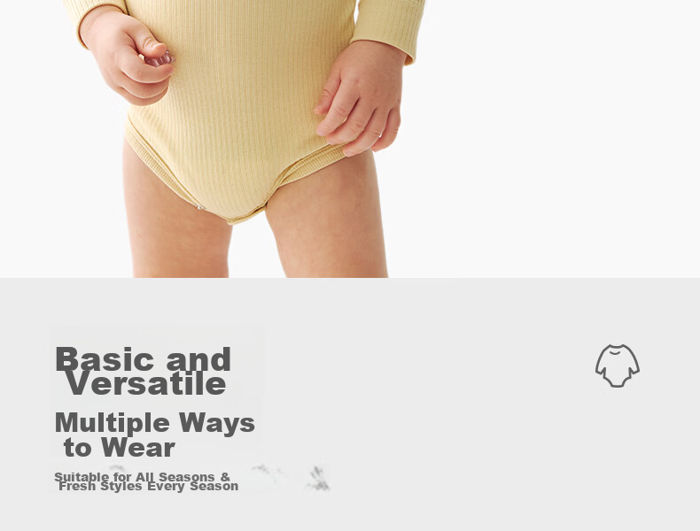Koala Nose Baby Romper Bodysuit Newborn Cotton A-Class [Classic Basics] 16