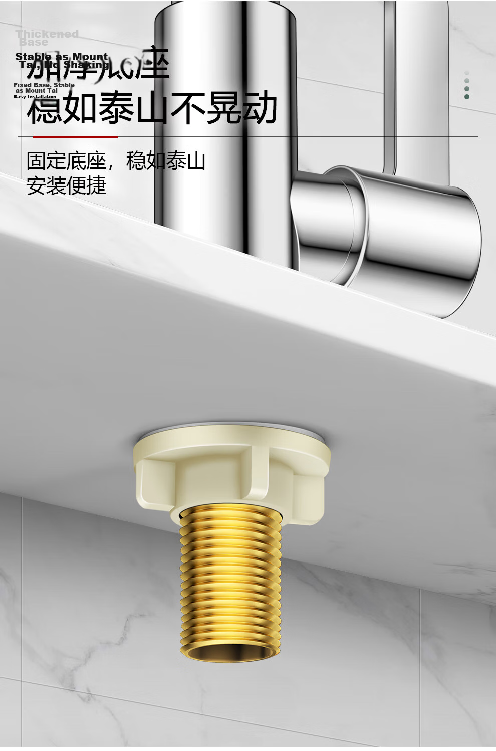 CVBAB Stainless Steel Single Cold Kitchen Faucet 360-Degree Rotatable Sink Faucet Single Cold Tap CV1165 20