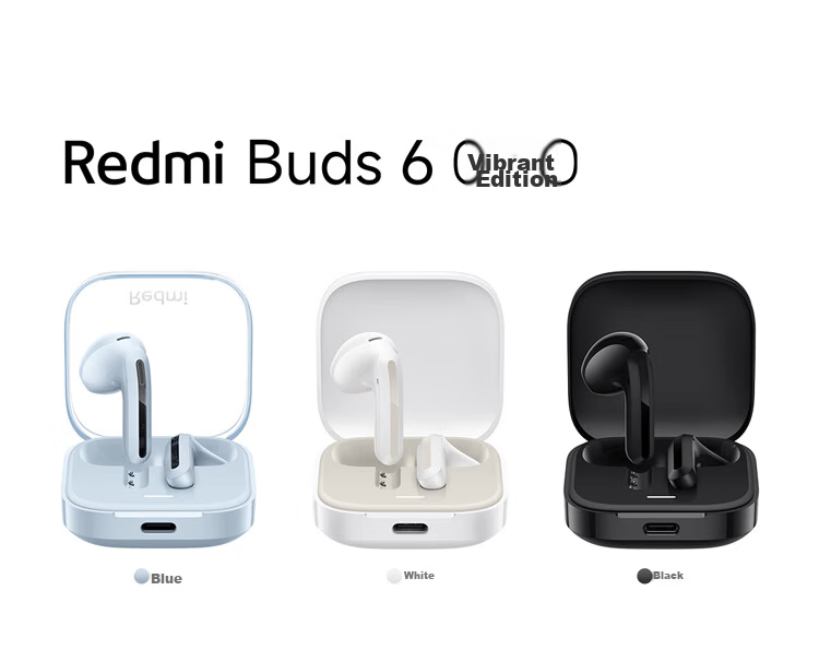 MI Redmi Buds 6 Vitality Edition Bluetooth Earphones 30-Hour Battery Life Compatible with Android and Apple Phones Blue 15