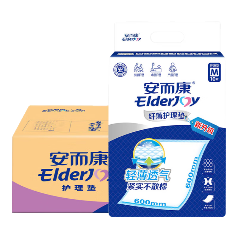 Elderjoy Thin Care Pads M60 60x60cm Incontinence Pads Elderly Care Pads Maternity Baby Postpartum Pads