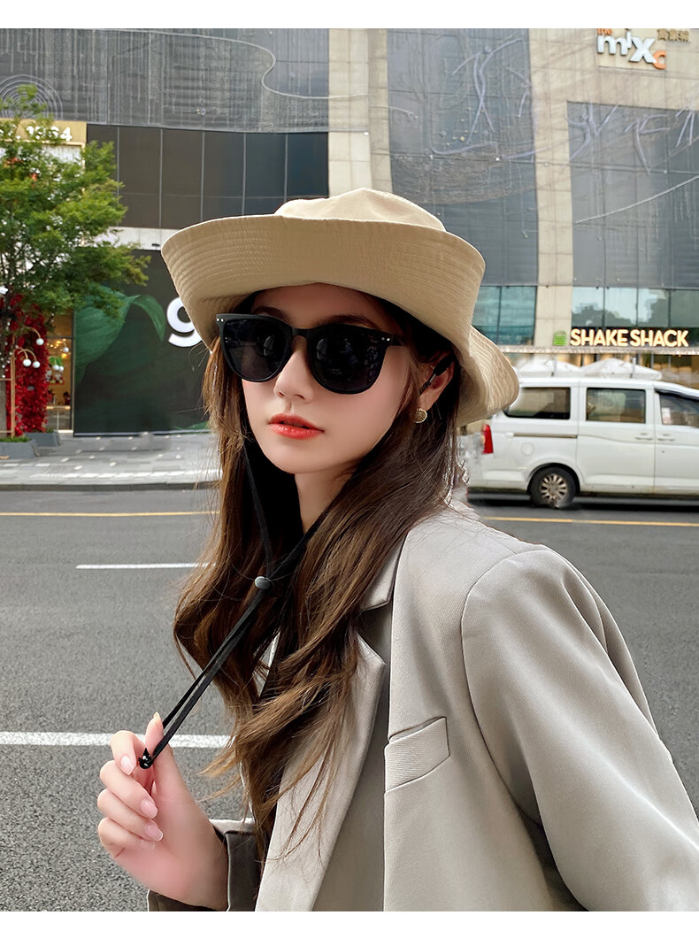 XUEXIMAN Forest Style Camping Sun Protection Hat Women Summer UV Protection Fisherman Hat Outdoor Mountaineering Workwear Versatile Sun Hat Men 4