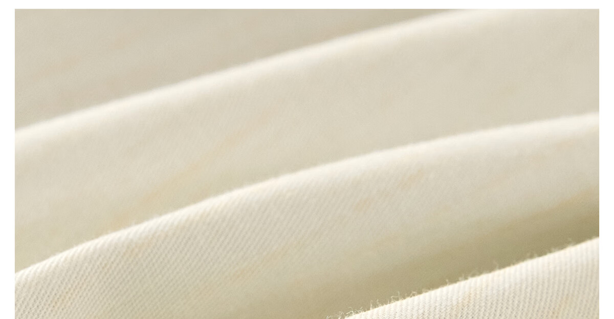 LOVO Luolai Pure Cotton Four-Piece Bedding Set with Twill Bedsheet And Duvet Cover, Double Bed Linen, 220*240cm, Beige 10