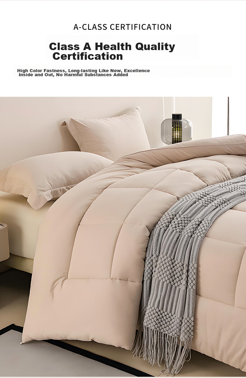 Grace A-Class 10% Soybean Velvet Winter Quilt Autumn and Winter Comforter 150*200cm 3.5 Jin 8