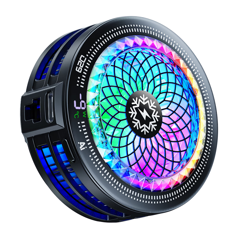 Shuotu [E-Sports Grade Cooling] Phone Cooler, Magnetic, for Live Streaming And Gaming, Back Clip Style, Semiconductor Cooling, Honor of Kings, PUBG Essential, Gaming Tablet Cooling Pad