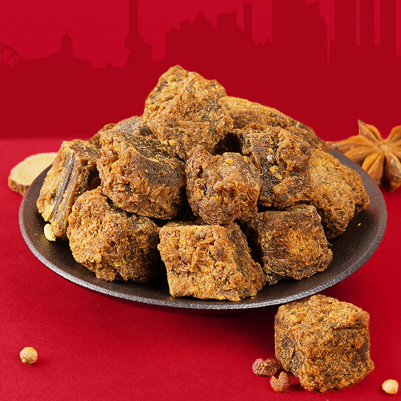 立丰（lifefun）精品五香牛肉干风干牛肉粒130g 袋装 中华老字号上海特产休闲零食