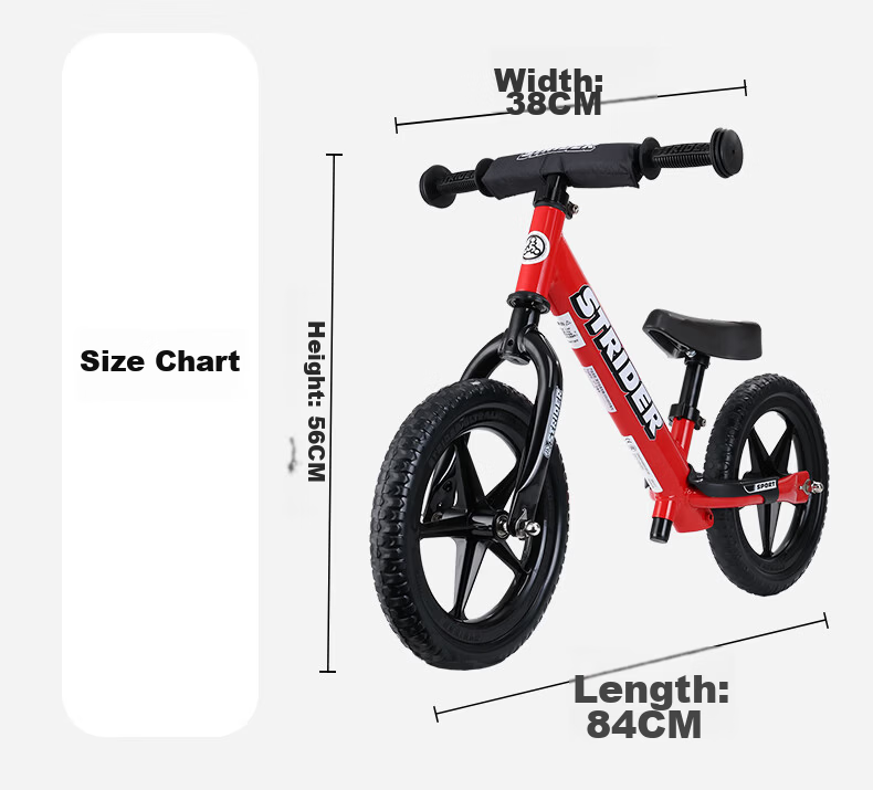STRIDER Kids Balance Bike 12 Inch for Ages 1-5, Sport Racing Bicycle, Orange 15
