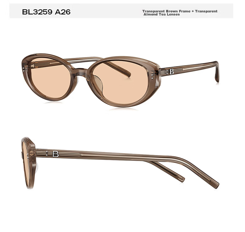 BOLON Bolon Eyewear 26 New Yang Zi Same Style Retro Fashion Small Frame Sun Glasses UV Protection Sunglasses Women BL3259C10 20