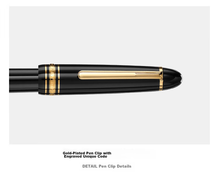 MONTBLANC Meisterstück 162 Gold-Plated Fountain Pen 11402/132454 Gift 8
