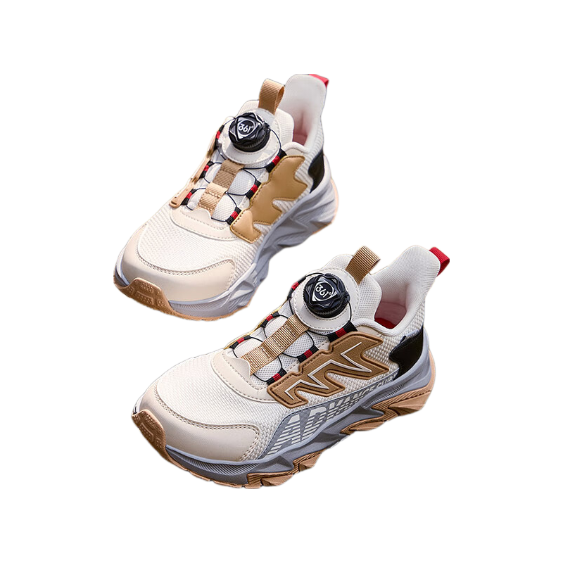 361° Kids Sports Shoes Autumn 25 Lightweight Cushioning School Sports Shoes Breathable Outdoor Shoes Yellow Size 40