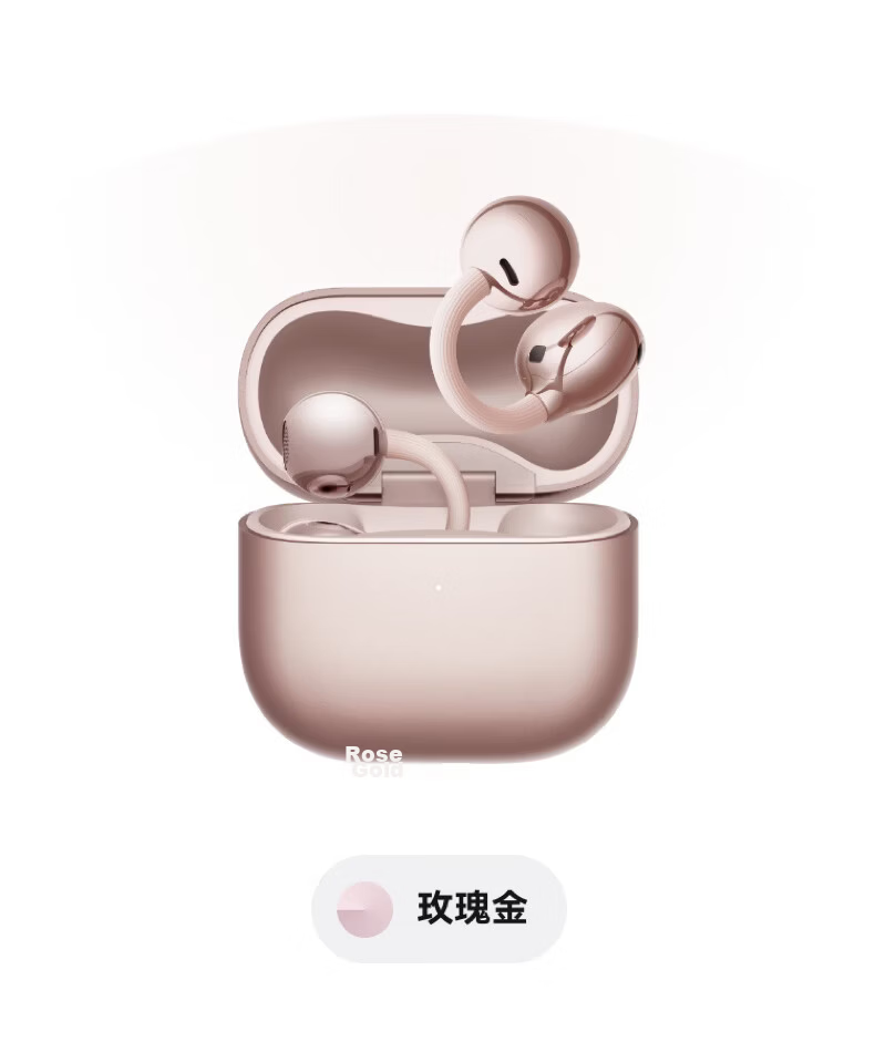 Huawei FreeClip 2 Ear Clip Earphones Rose Gold with Bowknot Accessory Gift Box 21