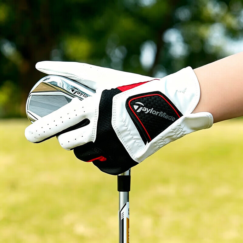 Taylormade Men's RBZ Golf Glove Anti-Slip Durable Comfortable Left Hand Single White Size 25 2025 New Model 6