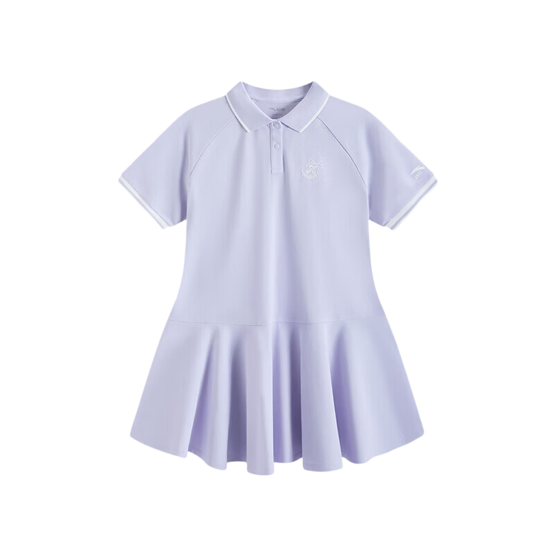 Anta Kids Girls Dress Big Kids 2026 Summer Comfortable Breathable Knitted Dress A62627302