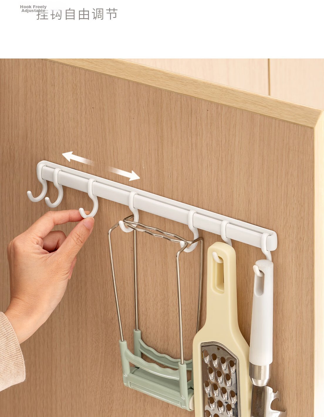 Lanjiaoluo Kitchen Storage Rack, No Drilling Required, Wall-Mounted Shelf, Household Spice Rack, Condiment Organizer, Square Shape, 40cm 4