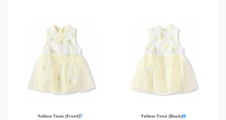 Balabala [balaOne] Baby Romper Infant Toddler Girls Triangle Bodysuit 2026 Summer Sweet Cute 15