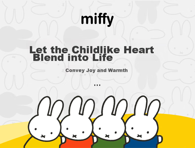 Da Jiang Miffy Co-Branded Bathroom Non-Slip Mat Children's Shower Round Printed Anti-Slip Bath Floor Mat 60x60cm 11