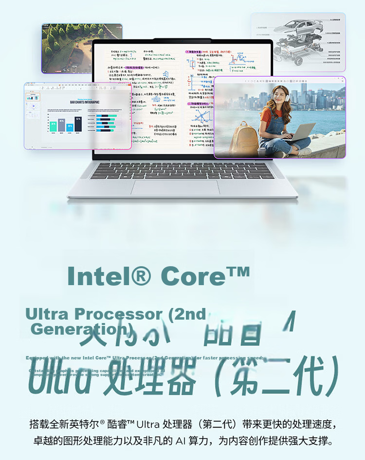Lenovo Xiaoxin Air 15 3rd Gen Core i5 320 Laptop 16GB RAM 512GB SSD 120Hz Touchscreen Lightweight Student Office Notebook National Subsidy 8