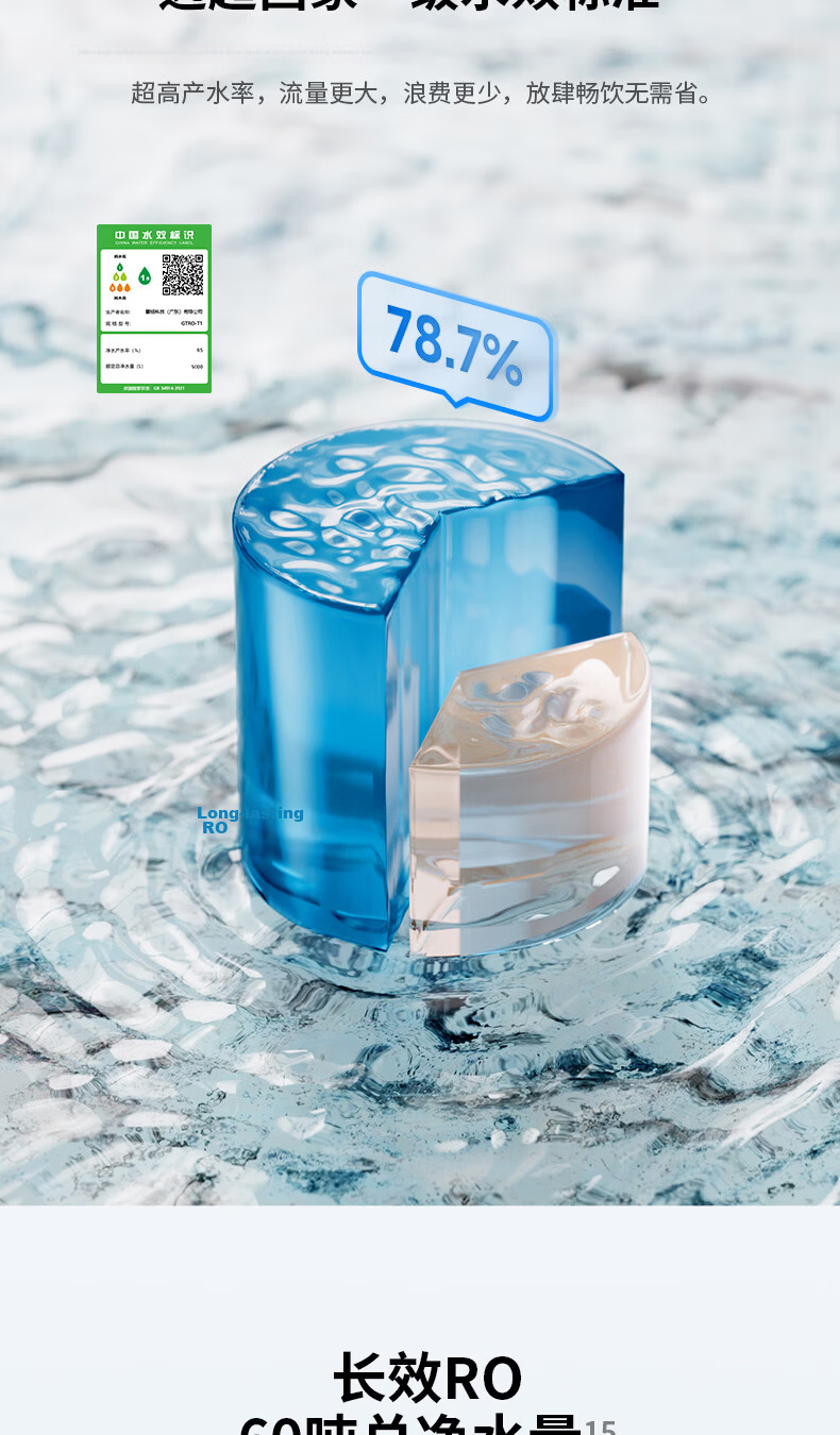Honeywell Dual RO Ultra-Pure Water Purifier, 0 Scale Inhibitor, 1200G High Flow Rate, 6-Year Reverse Osmosis Under-Sink Water Purifier for Mother And Baby, Kitchen Home Use, S5 Pro Series 30