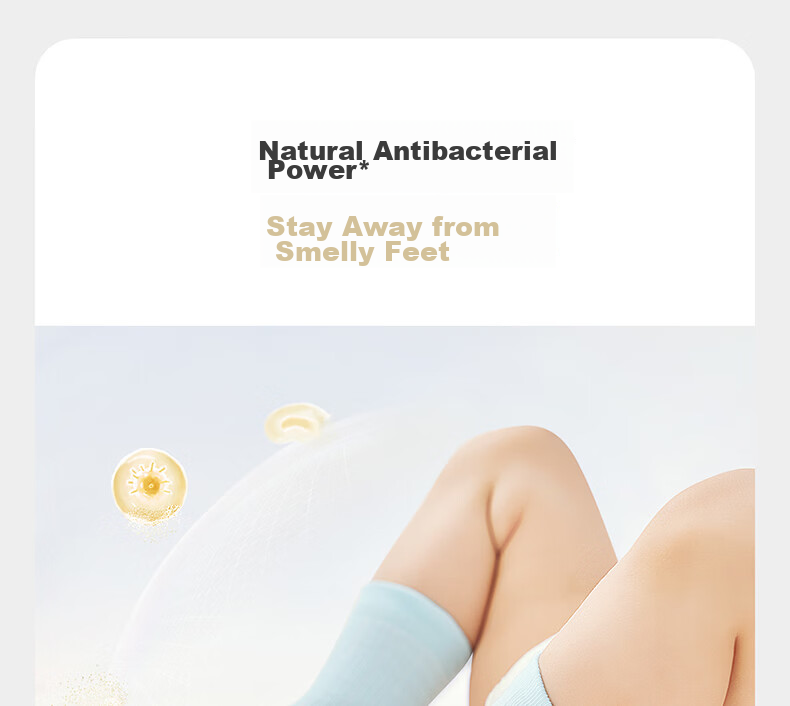 Babycare Kids Socks Boys Cotton Socks Girls Banana Socks Spring Summer Antibacterial Breathable Sea Salt Peach L 10