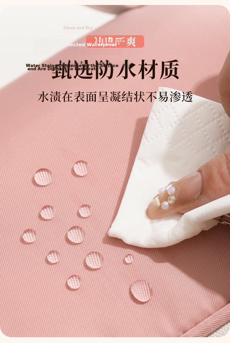 LOHO Travel Makeup Bag Portable Women's 2026 New High-Value Large Capacity Toiletry Skincare Storage Bag for Business Trips 12