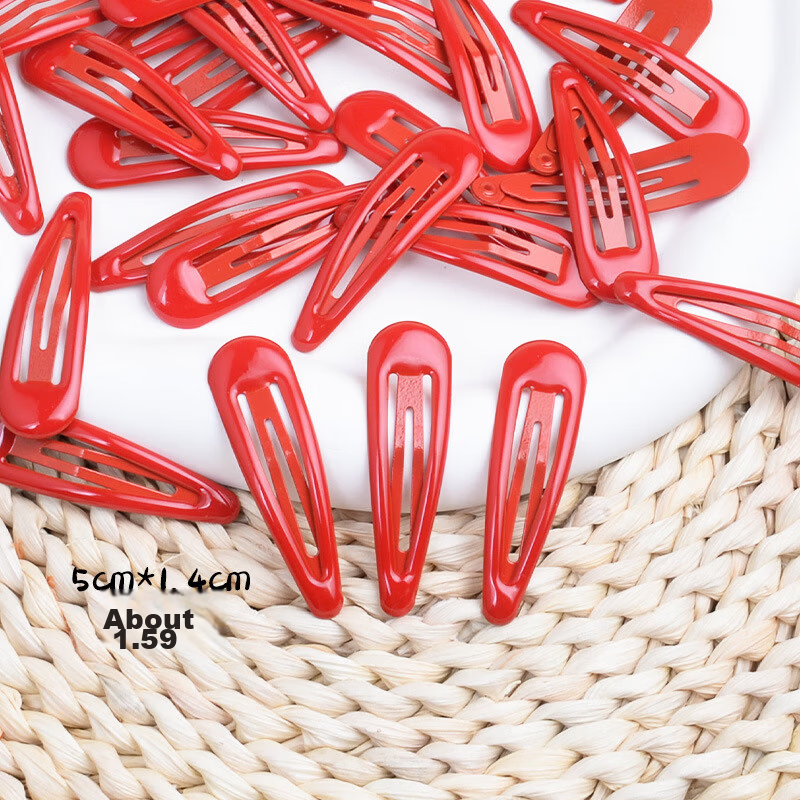 Jiaoxuefei Waterdrop Hair Clips 20pcs Colorful Side Clips for Back Hair Bangs Hairpin Updo Clips Forehead Small Clamps 8