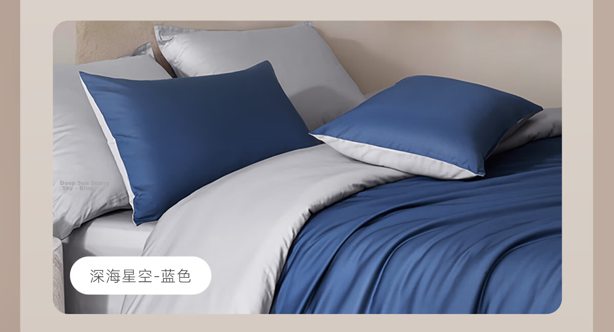 LUOLAI Home Textile Pure Cotton Duvet Cover Single Piece Wooden Small Check Gray 200*230 15