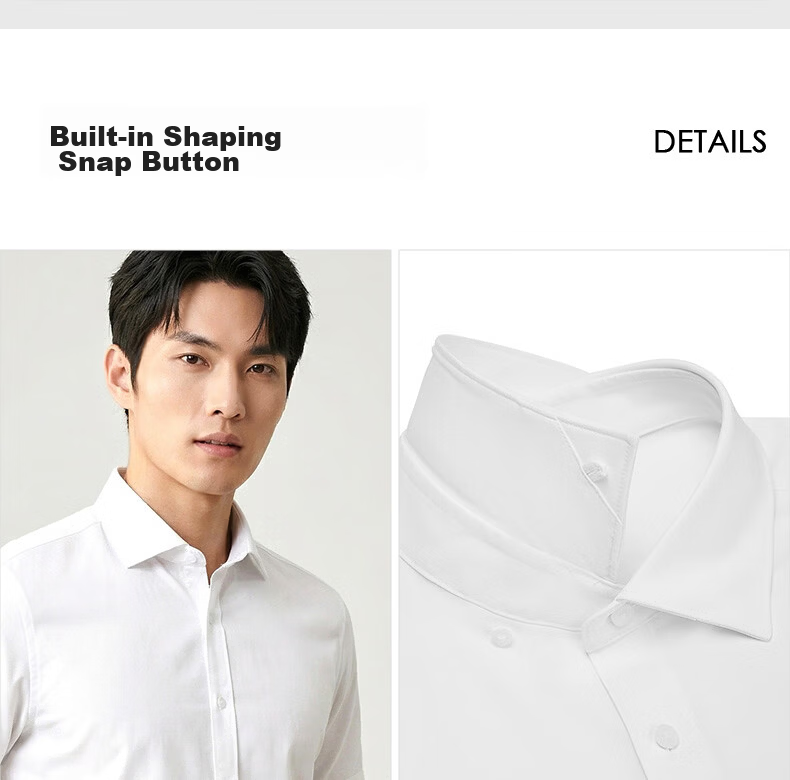 G2000 Men's 2026 Spring Summer Commuter Short Sleeve Shirt Quick-Dry Wrinkle-Free Anti-Static Mall Edition 8