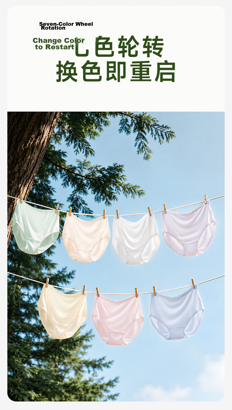 Deyou Disposable Women's Maternity Menstrual Daily Use Antibacterial L Size Underwear 28pcs 8