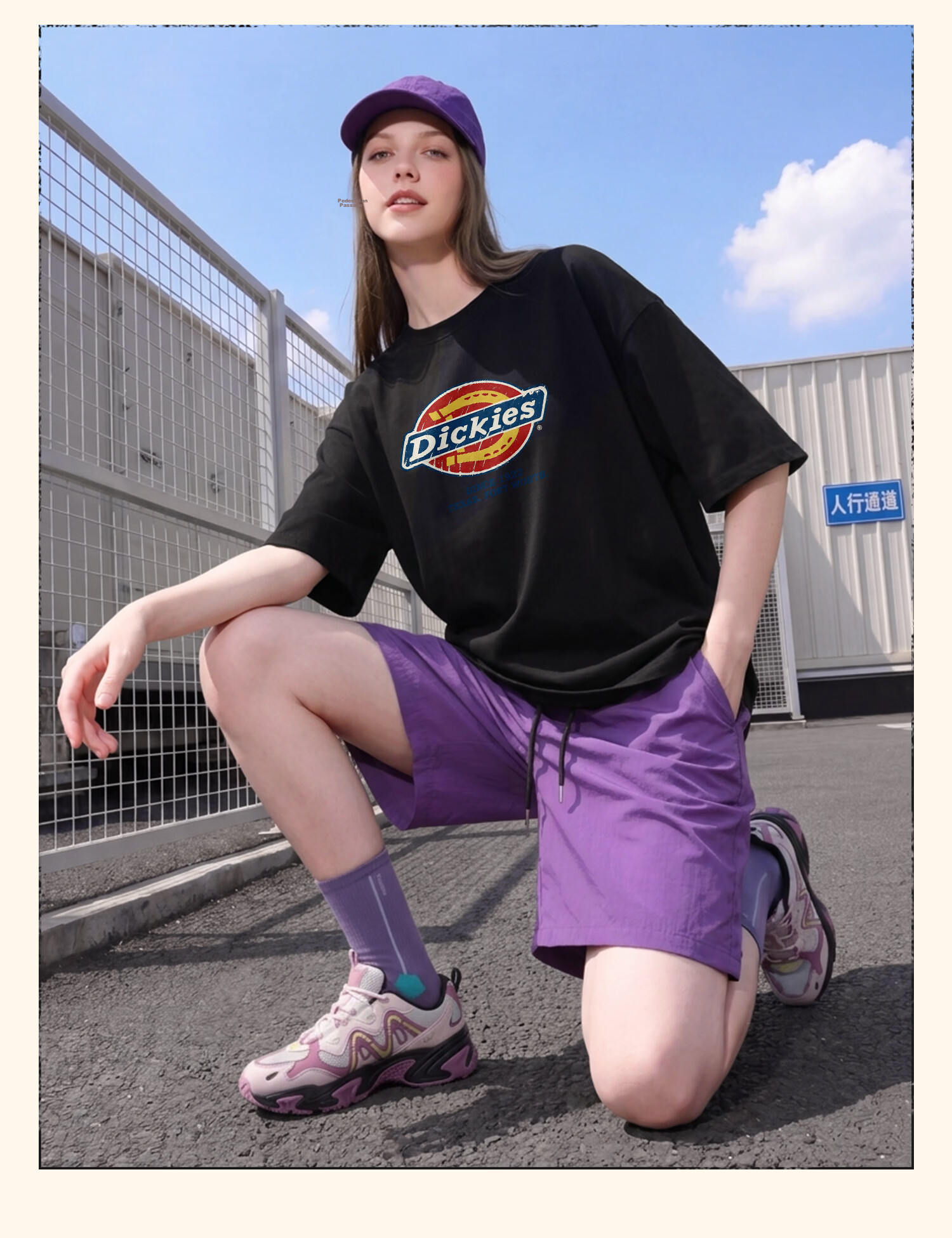 Dickies Dikushe Pure Cotton Short Sleeve T-Shirt Women 2026 New Classic Loose Slim Summer Top C 16