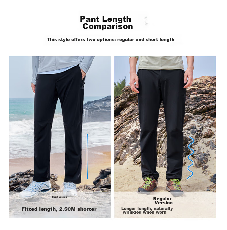 Toread Lynx LT Men's Outdoor Pants Spring Summer Quick-Dry Breathable Hiking Mountaineering Straight-Leg Sports Trousers 7