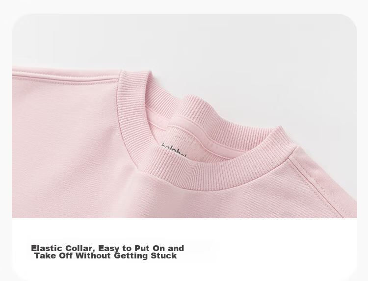 BALABALA Children's Clothing, Girls' Sweatshirt, Autumn T-Shirt for Older Kids, Sweet And Fashionable, 208325121002 6