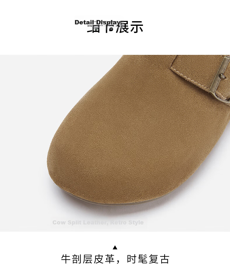 Hotwind Women's Casual Commuter Versatile Birkenstock Style Mules Spring New Comfortable Shoes 17