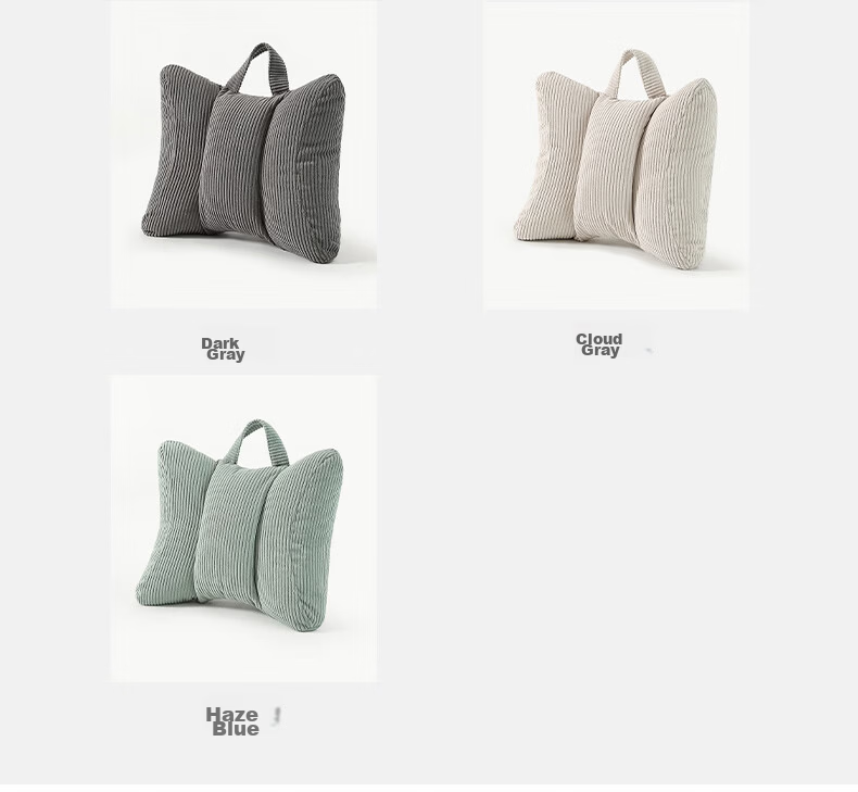 Ailute Office Chair Lumbar Support Cushion Backrest Pillow Maternity Workstation Long Sitting Waist Pillow Lumbar Support Chair Back Cushion 20