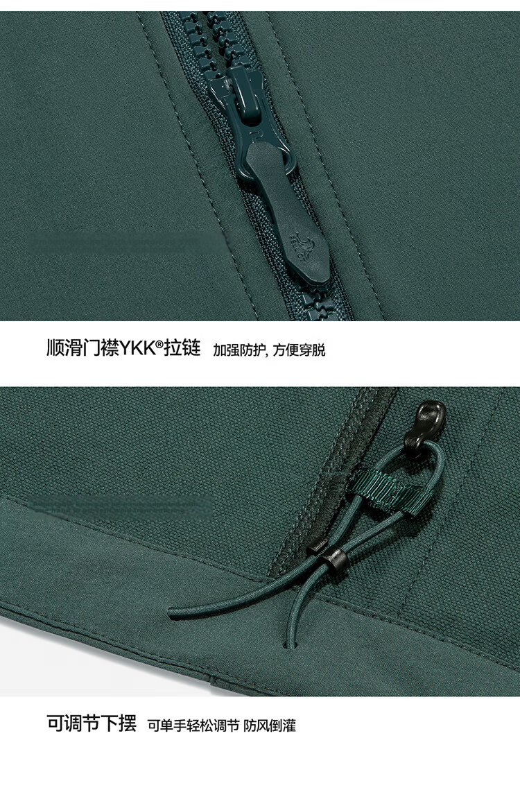 Pelliot [Wind Shield P26] Outdoor Softshell Jacket Unisex Spring CORDURA Abrasion-Resistant Hiking Coat 116106036 38