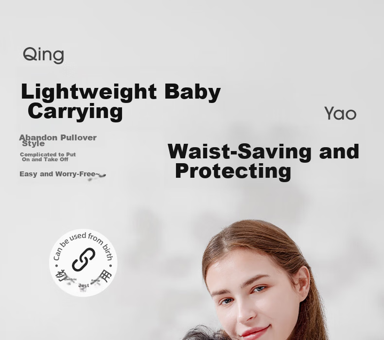 Betis Waist Stool Baby Carrier Front Carry Waist Stool 0-36 Months Dual Use Baby Carrier Mos Blue 1