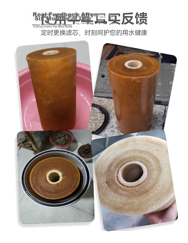 Diamond Core Large White Bottle Pre-Filter Cartridge Universal PP Cotton Filter for Large Blue Bottle Water Purifier 2