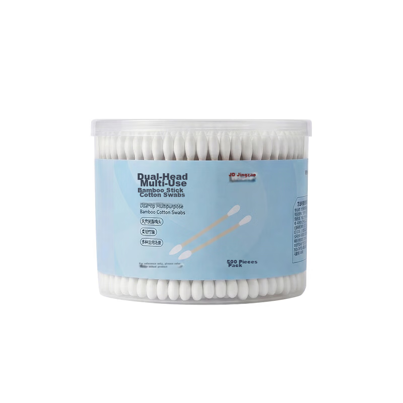 JD Original Black Double-Ended Spiral Cotton Swabs, 800 Tips/400 Pieces (200 Tips*2 Jars), Ear Cleaning Cotton Swabs 10
