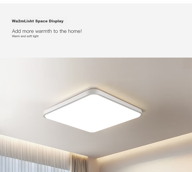 MICOE Full-Spectrum Eye-Protecting Ceiling Light for Living Room, Dining Room And Bedroom, Simple And Elegant Zhongshan Lighting Moon Series 23