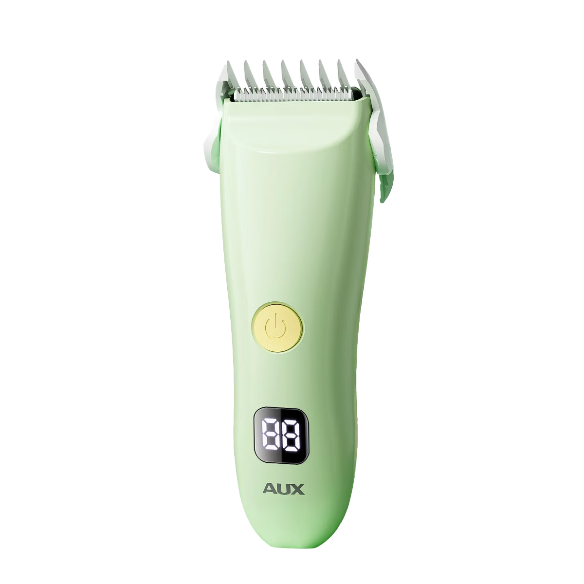 AUX Baby Hair Clipper Home Quiet Electric Hair Trimmer for Babies and Children Full Body Washable [Standard + Dual Blades + DIY Little Dinosaur Stickers]