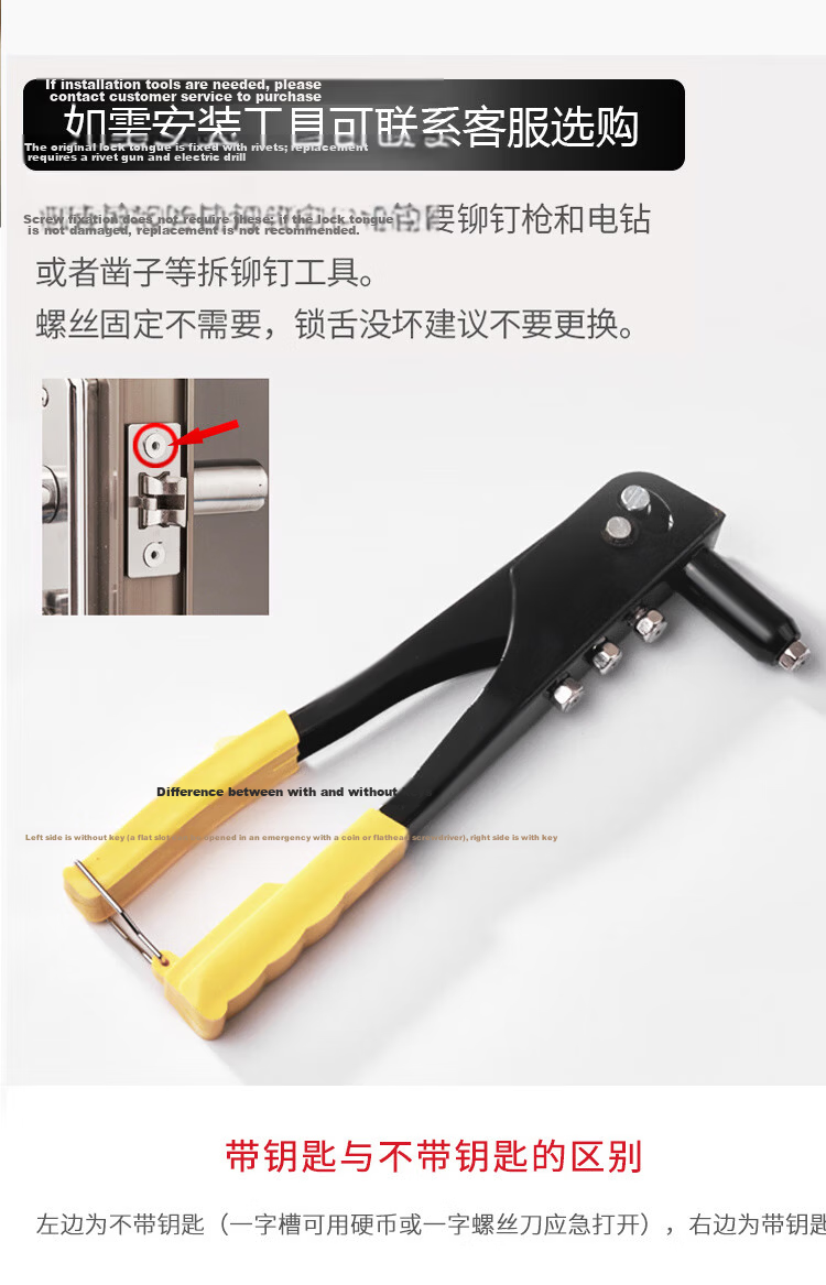 BLOSSOM W356 Bathroom Door Handle Lock Toilet Lock Aluminum Alloy Matte Black 110mm Center Distance Indoor Washroom Lock 10