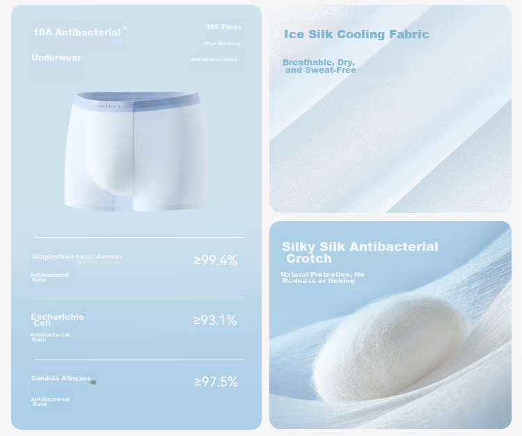 Ying's Student Sports Sweatpants Lenzing Modal Boys Moisture-Wicking Antibacterial Children's Underwear 3