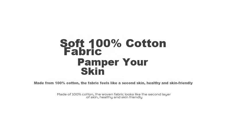 Hongdou 100% Cotton Full Coverage Fitted Sheet Mattress Protector Pure Cotton Bed Cover 1.8*2.0m Detailed Pattern 5