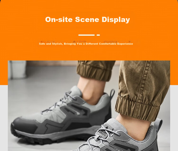 Jingtu Men's Electrical Work Safety Shoes Insulated 10KV Anti-Smash Anti-Puncture Comfortable Durable Work Safety Shoes 1109KV Size 42 12