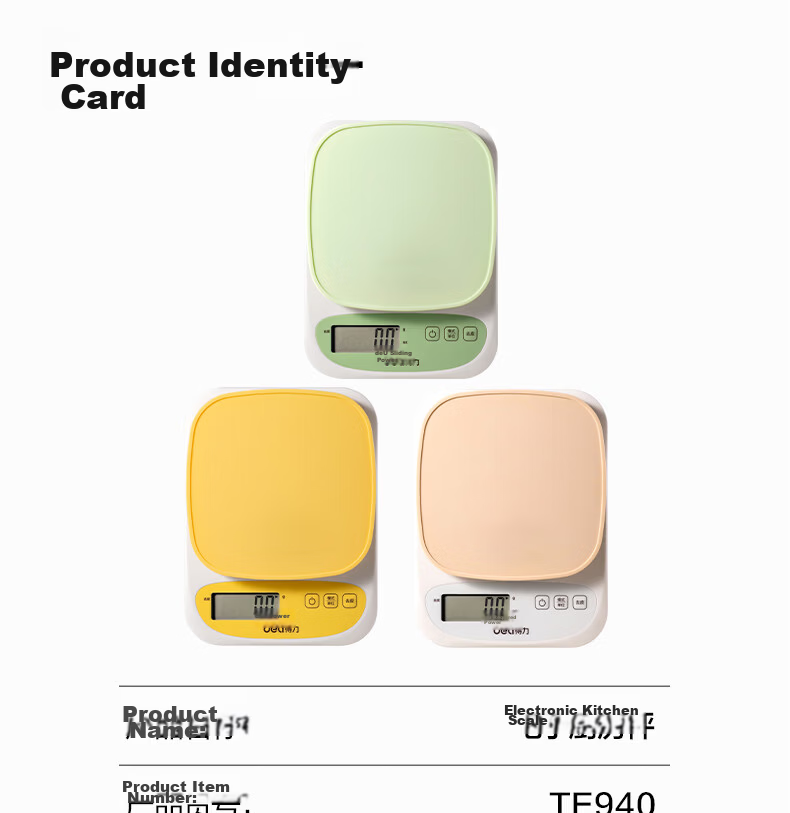 Deli Electronic Kitchen Scale Small Food Baking Household High Precision Gram Weight Scale TE913 17