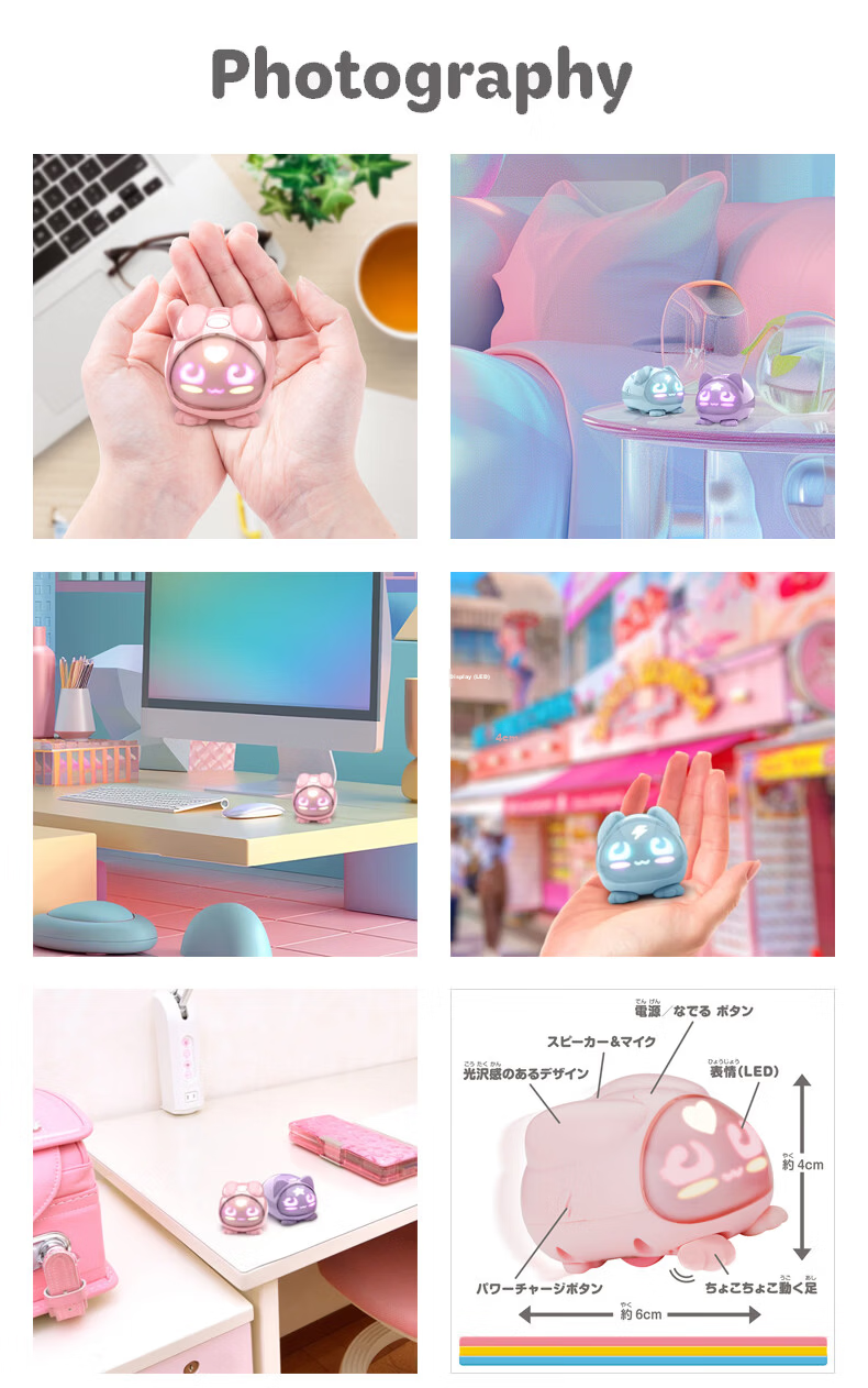 TAKARA TOMY TOMY Electronic Pet Emotional Interactive Companion Micro Robot Microlopets Puppy 086277 5