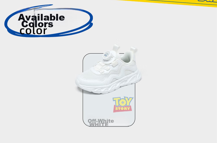 Disney Kids Running Shoes Boys and Girls Outdoor Spring Autumn Breathable Sports Sneakers 312 Mesh White Size 35 25